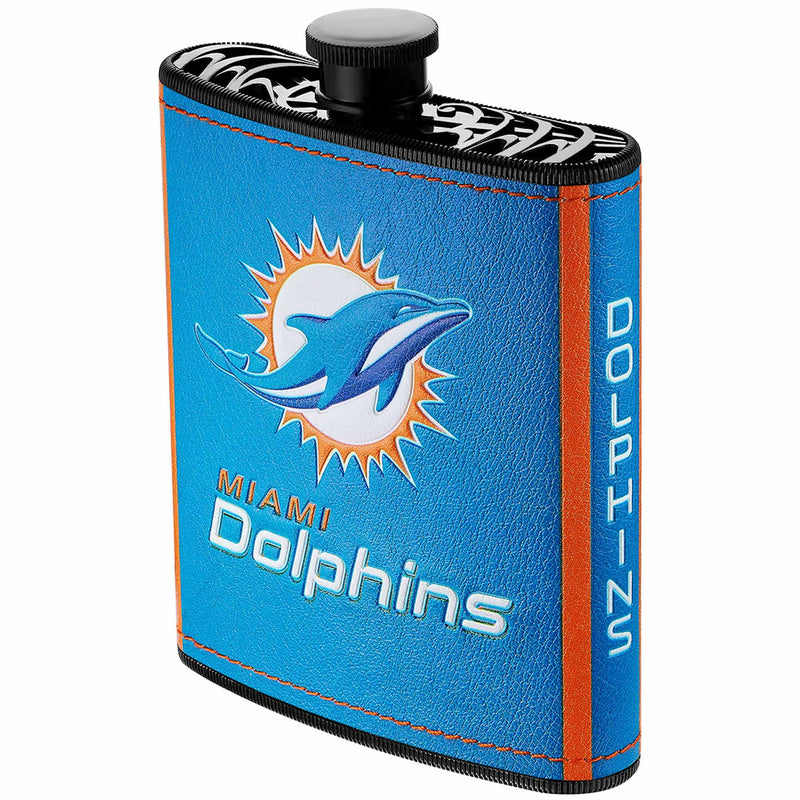 NFL 2pc Flask 7oz. with Funnel Miami Dolphins - Flashpopup.com
