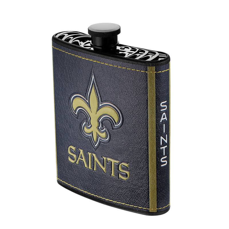 NFL 2pc Flask 7oz. with Funnel New Orleans Saints - Flashpopup.com