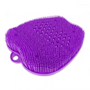 Silicone Foot Scrubber Shower Mat - Purple - Flashpopup.com
