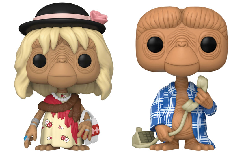 Funko Pop! 2 Pack E.T in Disguise and E.T in Robe - E.T The Extraterrestrial #1253, #1254