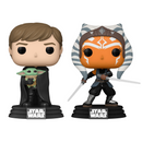 Funko Pop! Bobblehead 2 Pack - Luke With Grogu & Ahsoka with Twin Sabers - Flashpopup.com