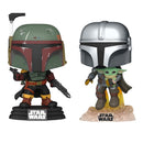 Funko Pop! Star Wars  2pk Mandalorian w Child & Boba Fett 2 Guns