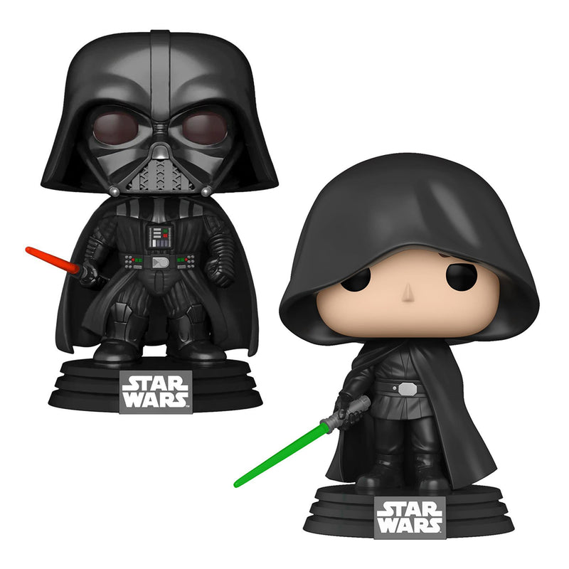 Funko Pop! Star Wars - 2pk Darth Vader, Luke Skywalker - 539, 501 - Flashpopup.com