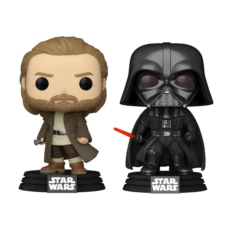 Funko Pop! Star Wars: Obi-Wan Kenobi - 2pk Darth Vader Obi-Wan Kenobi - Flashpopup.com