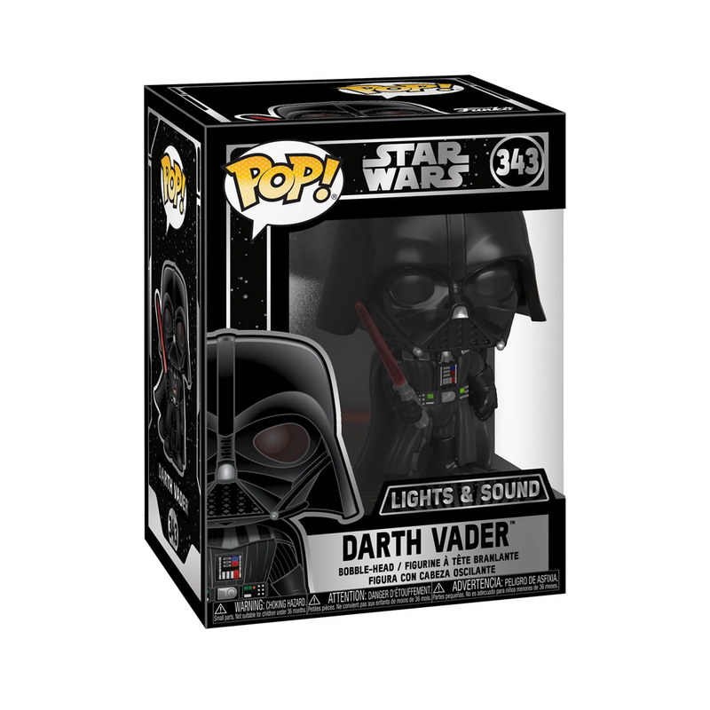 Funko Pop! Bobble Head - Star Wars - Darth Vader with Lights and Sounds - Flashpopup.com