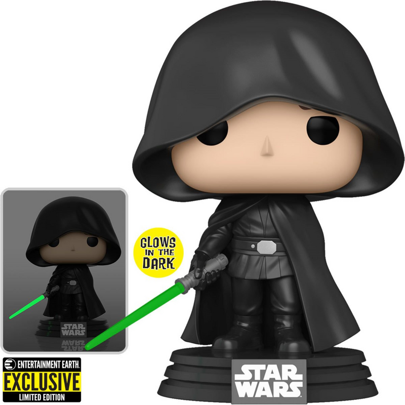 Funko Pop! Bobble Head - Star Wars - Luke Skywalker - Entertainment Earth Exclusive Glow In The Dark - Flashpopup.com