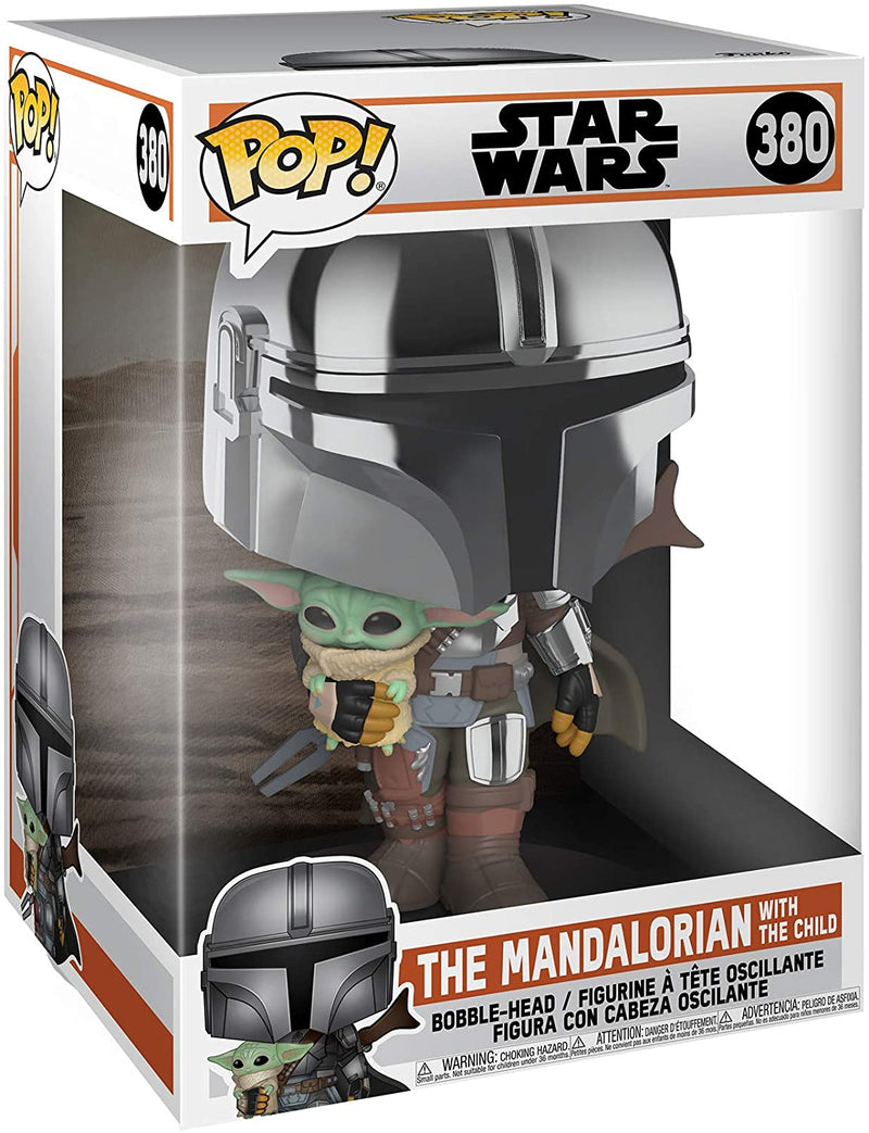 Funko Pop! Bobble Head - Star Wars - The Mandalorian with the Child 10-inch - Flashpopup.com
