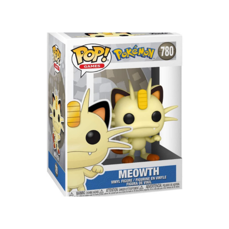 Funko Pop! Pokemon - Meowth - Flashpopup.com
