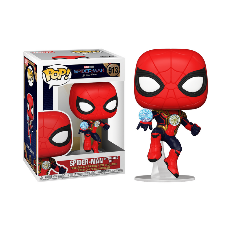 Funko Pop! Bobble Head - Spiderman: No Way Home - Spiderman (Integrated Suit) - Flashpopup.com