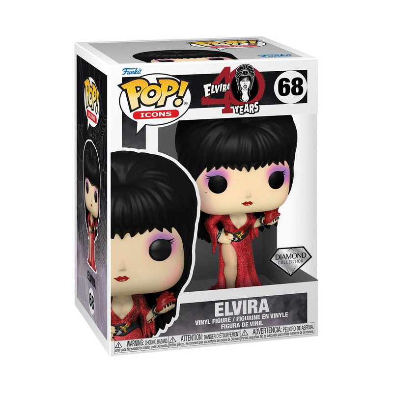 Funko Pop! Icons - Elvira - 40th Anniversary - Flashpopup.com