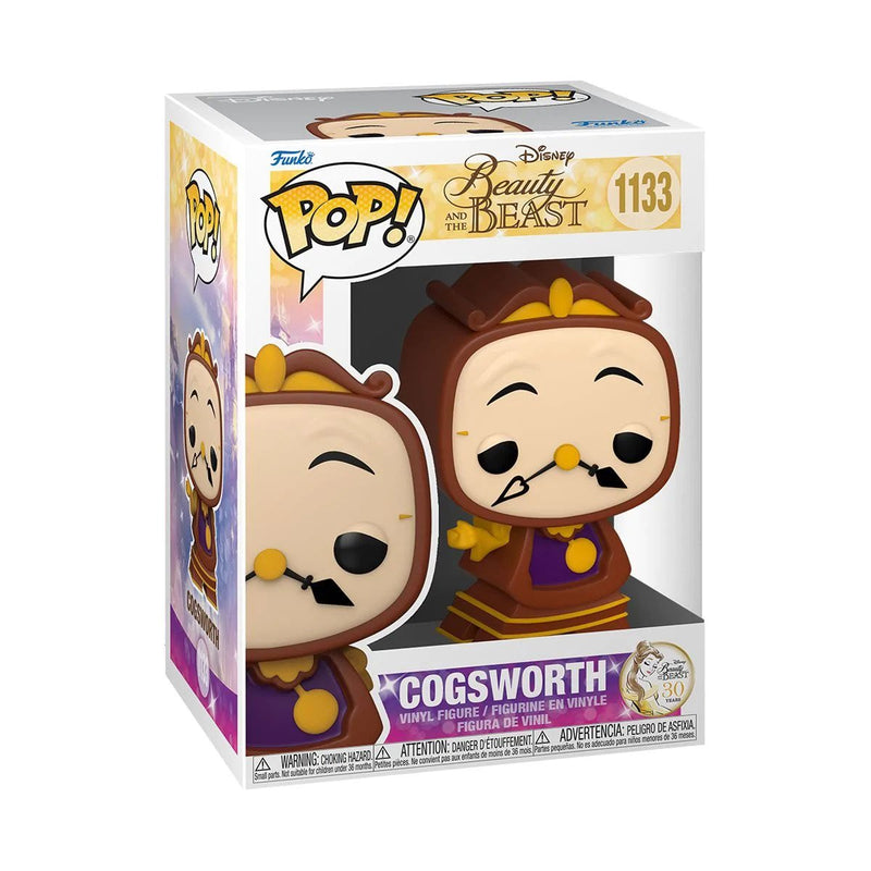 Funko Pop! Disney 2 Pack Lumiere and Cogsworth - Beauty and The Beast #1136, #1133