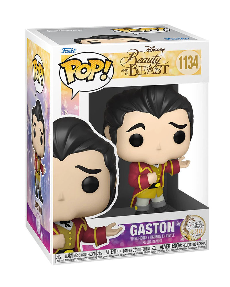 Funko Pop! Disney 5 Pack Belle, The Beast, Gaston, Lumiere and Cogsworth - Beauty and The Beast #1135, #1021, #1134, #1136, #1133