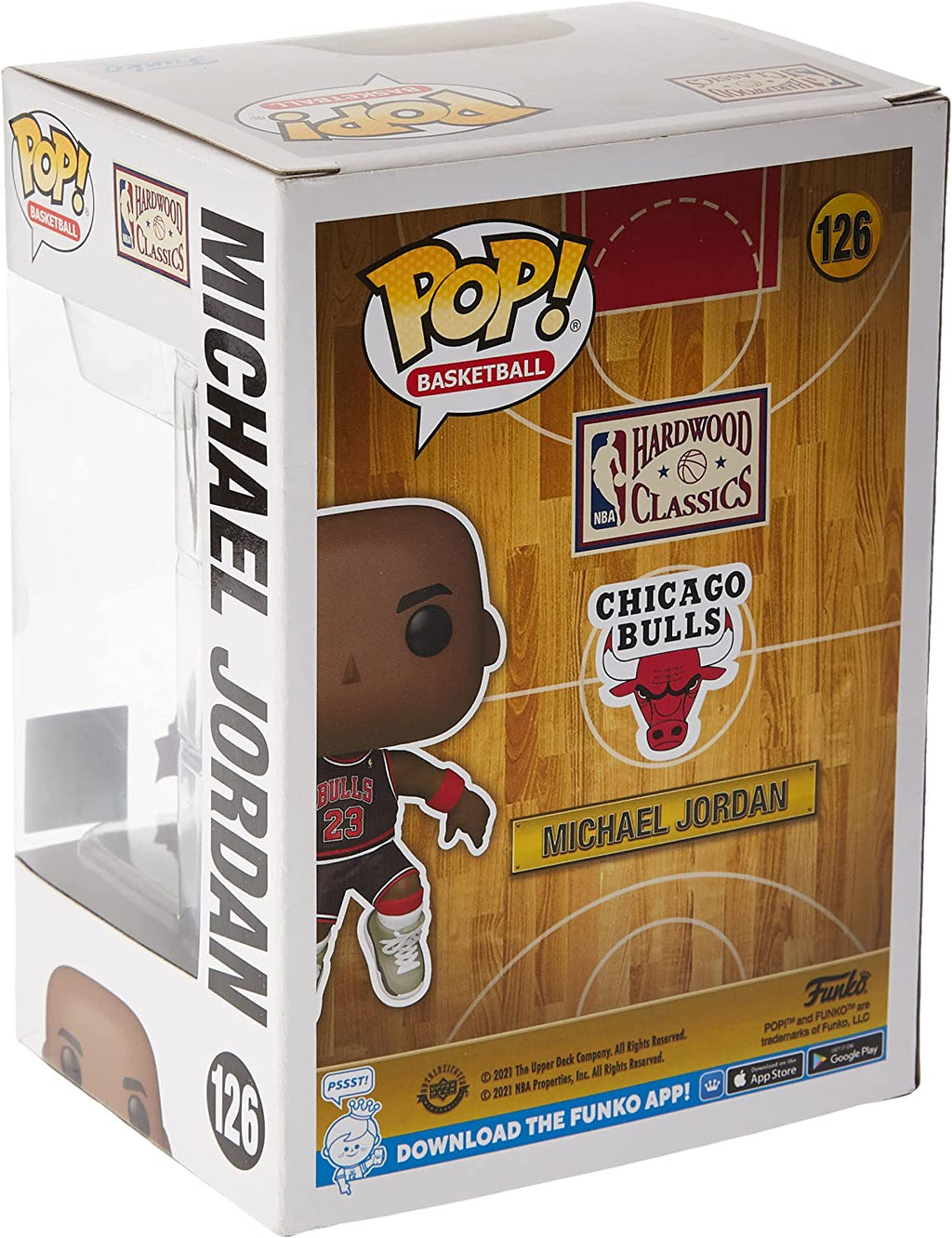 Funko Pop! Basketball 126: Michael Jordan (Chicago Bulls) NBA