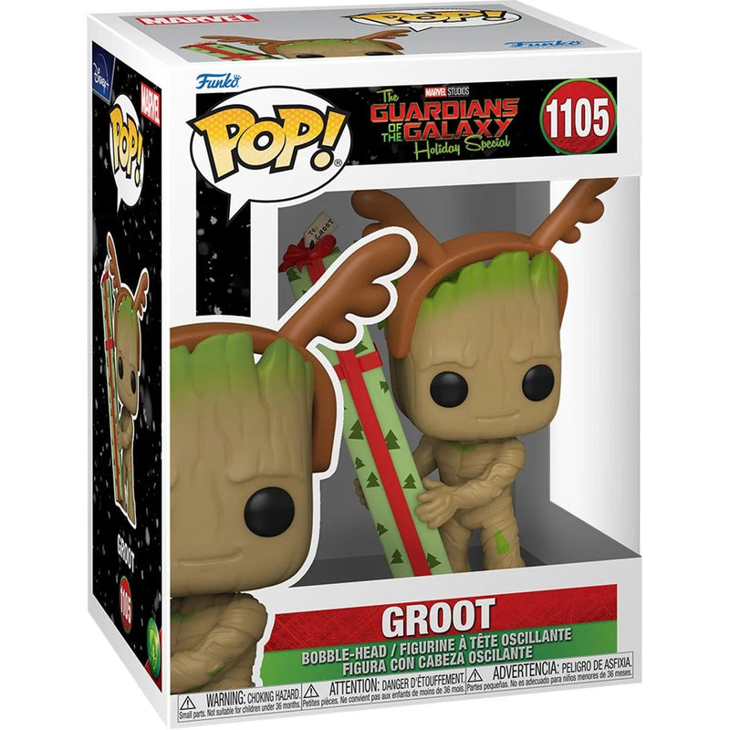 Funko Pop! Vinyl Figure - Groot - Guardians of the Galaxy, Holiday Special