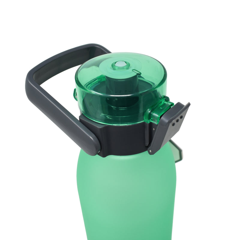 Wellness 48oz / 1420ml Sports Bottle Green with Push Button Lid, BPA Free - Flashpopup.com