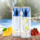 2 Pack Infuze H2O - Infuser Water Bottle - Blue 24oz - Flashpopup.com