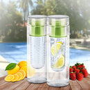 2 Pack Infuze H2O - Infuser Water Bottle - Green 24oz - Flashpopup.com