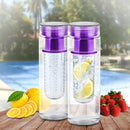 2 Pack Infuze H2O - Infuser Water Bottle - Purple 24oz - Flashpopup.com