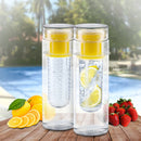 2 Pack Infuze H2O - Infuser Water Bottle - Yellow 24oz - Flashpopup.com