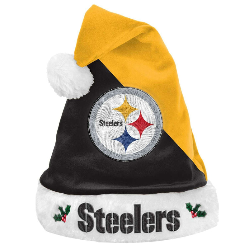 NFL Pittsburgh Steelers Santa Hat beanie, One-size