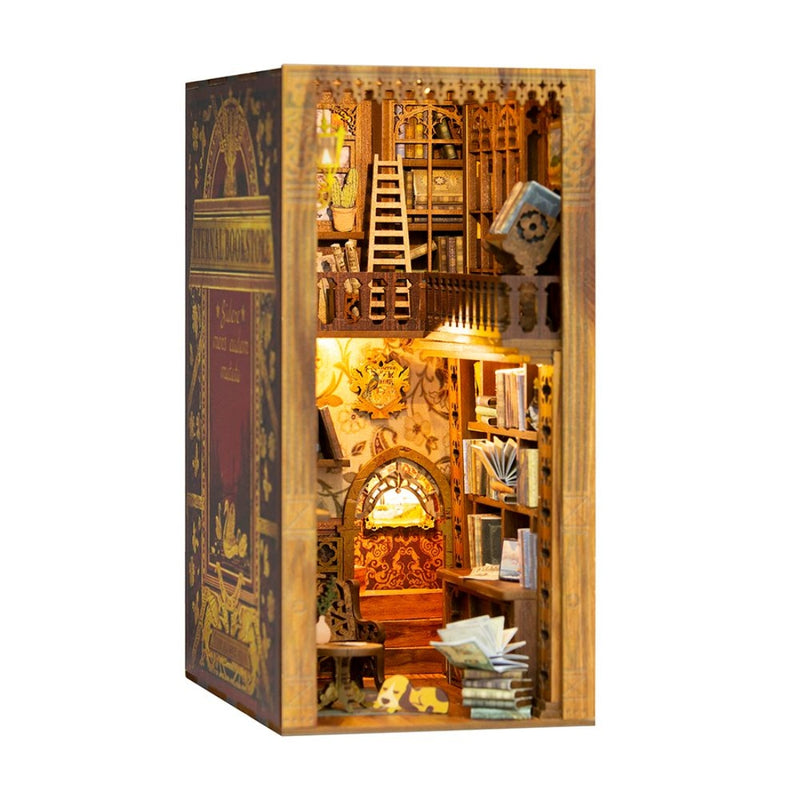 DIY 3D Book Nook Kit Eternal Bookstore 172pcs