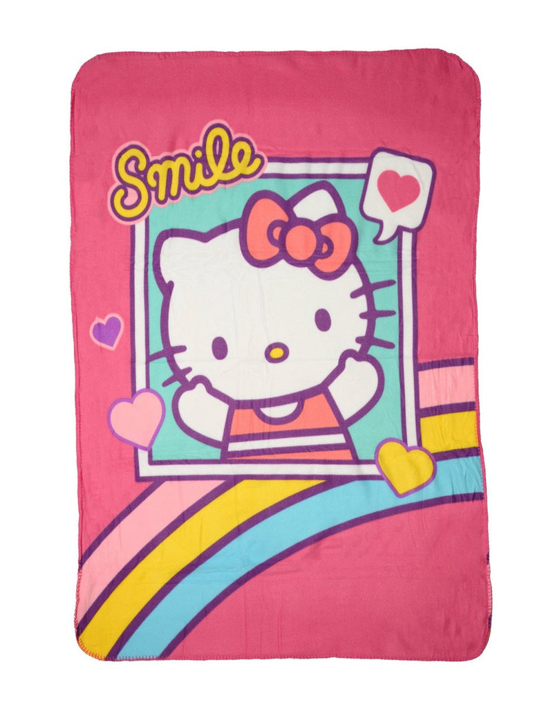 Hello Kitty "Smile" - Fleece Throw 45"x60"