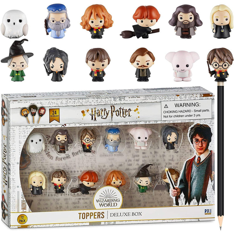 Harry Potter Pen/Pencil Toppers 12-Pack Set "H" - Flashpopup.com