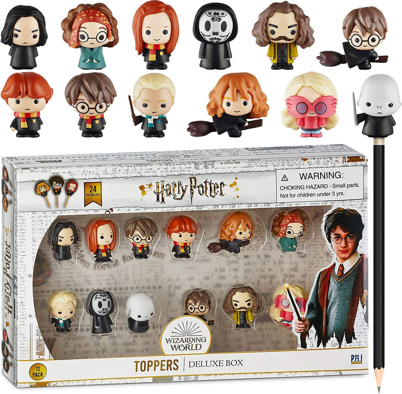 Harry Potter Pen/Pencil Toppers 12-Pack Set "S" - Flashpopup.com