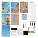 DIY 3D Book Nook Kit Travel with the Wind 143pcs