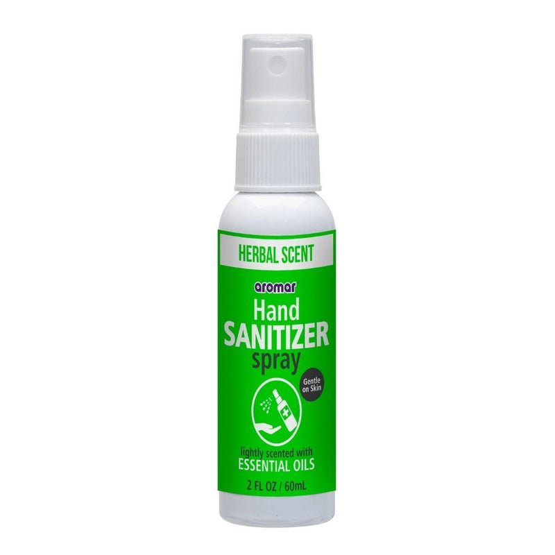 Aromar 2pk Hand Sanitizer Spray Herbal - Scented with Essential Oils - 2oz - Flashpopup.com
