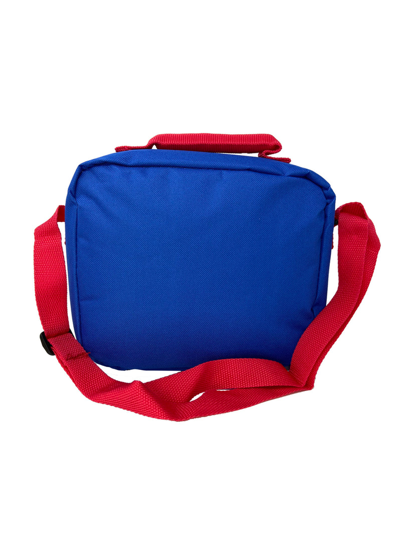 Disney Mickey Mouse Insulated Lunch Box Bag with Shoulder Strap, Red & Blue - Flashpopup.com