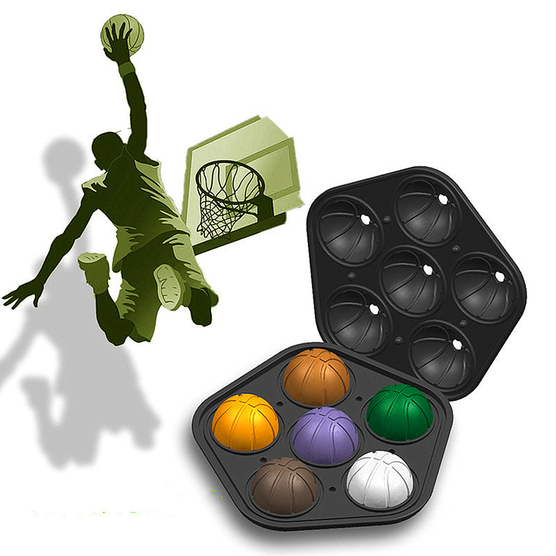 Ice Tray Basketball Modeling Chocolate & Ice - Flashpopup.com