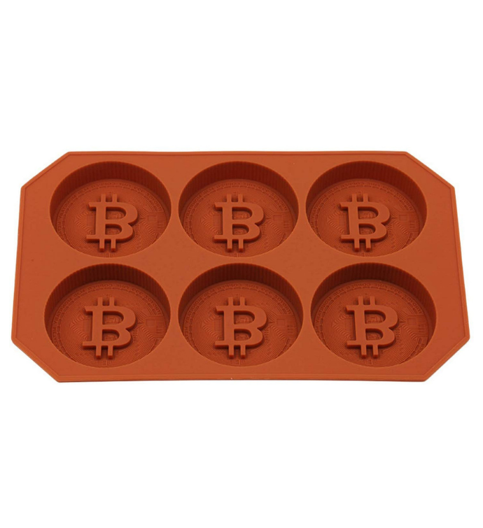 Ice Tray Bitcoin Modeling Chocolate & Ice - Flashpopup.com