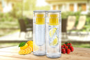 2 Pack Infuze H2O - Infuser Water Bottle - Yellow 24oz - Flashpopup.com