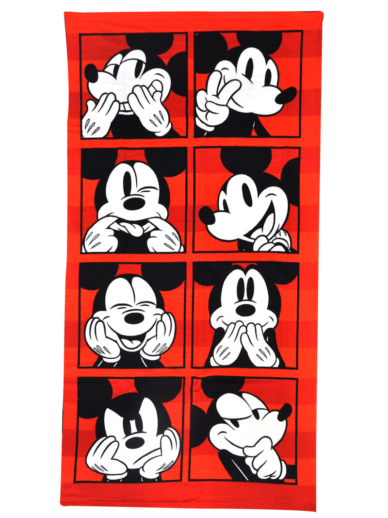Beach Towel - Mickey Mouse, Faces - Flashpopup.com