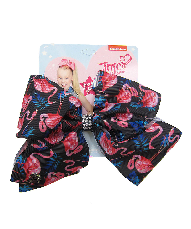Jojo Siwa Black Flamingo Bow - Flashpopup.com