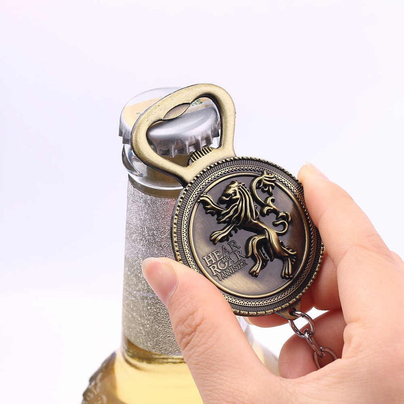 Game of Throne Lannister Keychain Got Bottle Opener - Flashpopup.com