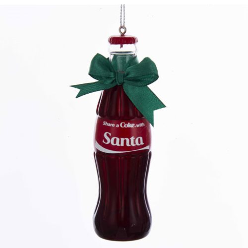 Coca-Cola Santa Bottle - 4 1/2 inch Ornament