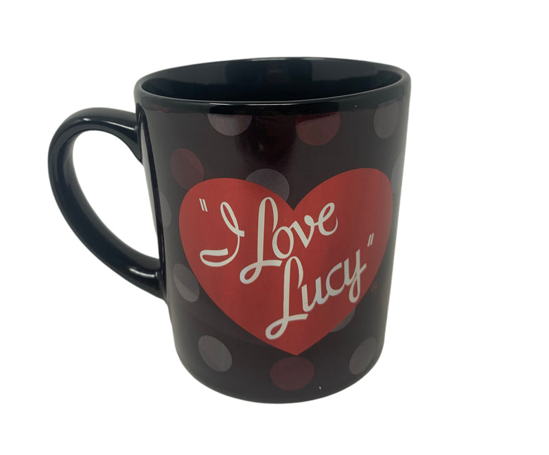 "I Love Lucy" Black Metallic Mug