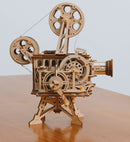 DIY 3D Wood Puzzle Mechanical Gears: Vitascope/Movie Projector - 183 Pieces - Flashpopup.com