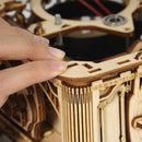 DIY 3D Moving Gears Puzzle - Classic Gramophone - 424 pcs - Flashpopup.com