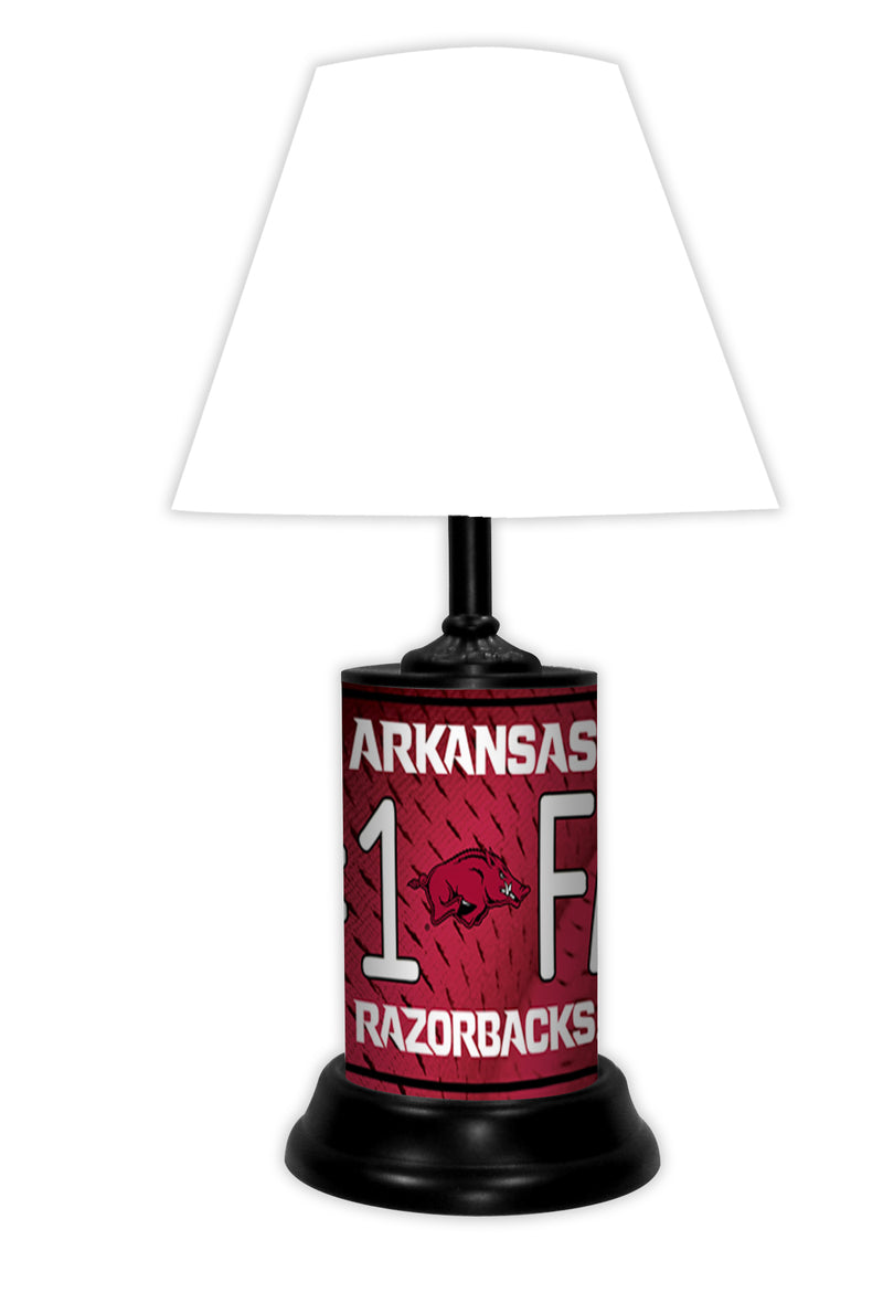 NCAA Desk Lamp - Arkansas Razorbacks