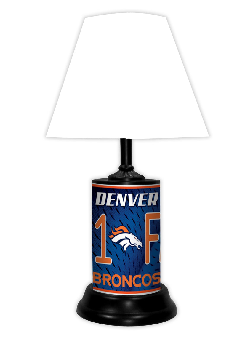 NFL Desk Lamp, Denver Broncos - Flashpopup.com