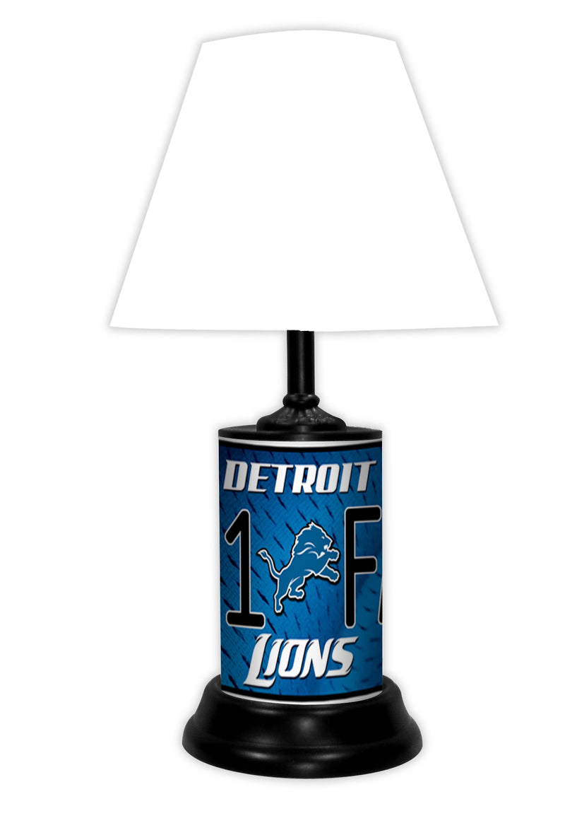 NFL Desk Lamp, Detroit Lions - Flashpopup.com