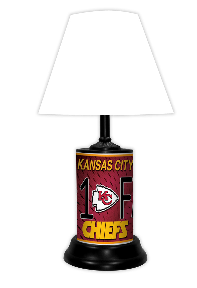 NFL Desk Lamp, Kansas City Chiefs - Flashpopup.com