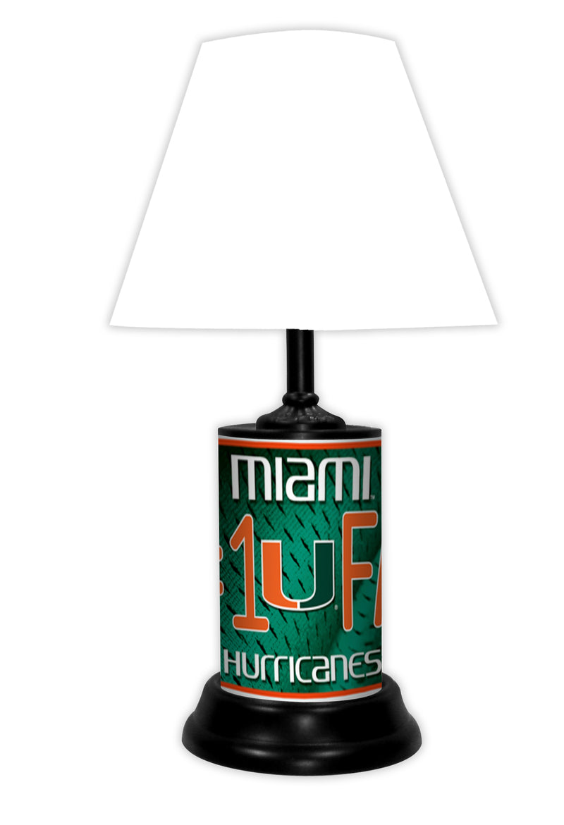 NCAA Desk Lamp - Miami Hurricanes