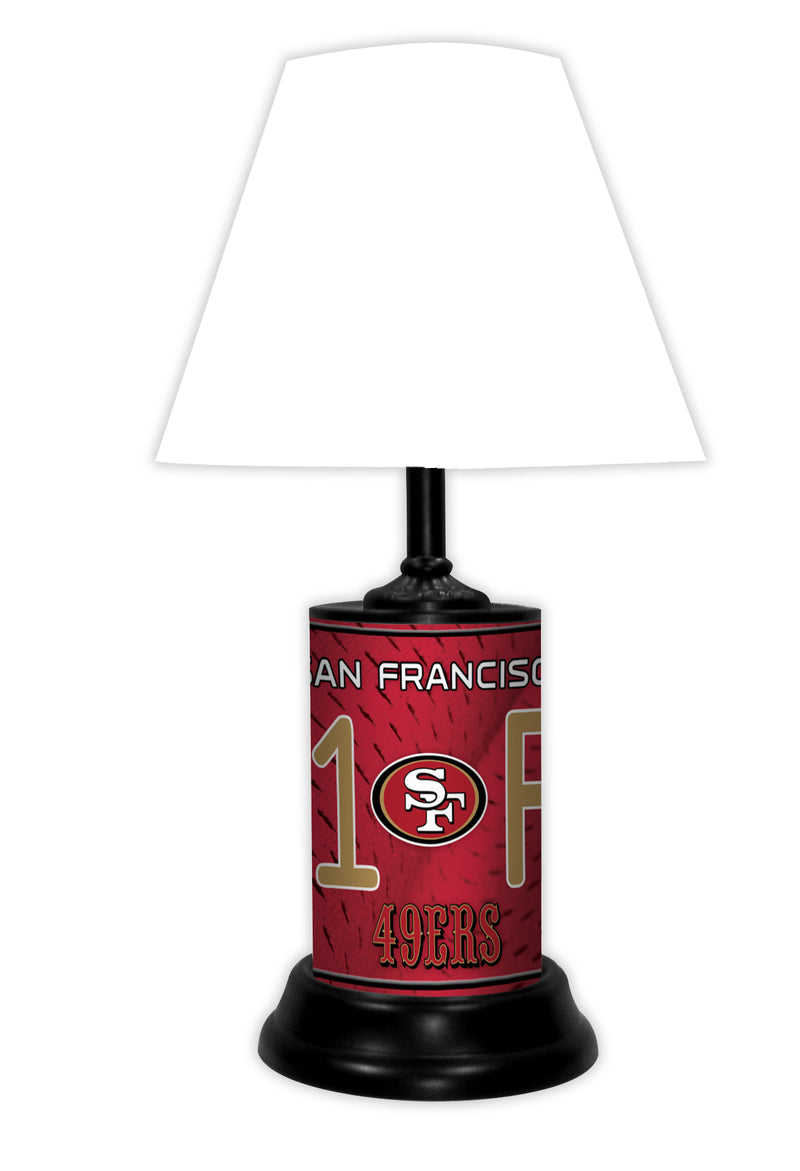 NFL Desk Lamp, San Francisco 49ers - Flashpopup.com