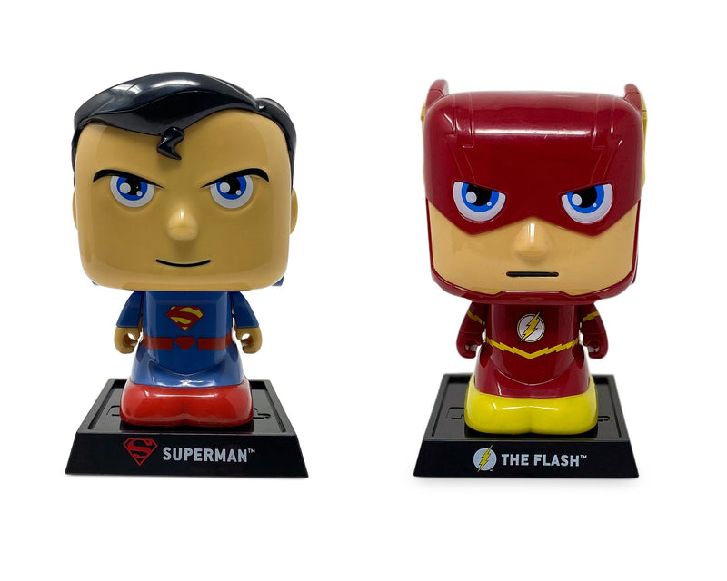 DC Lock N Roll Hybrid Figure To Vehicle 2PC Superman & The Flash Set - Flashpopup.com