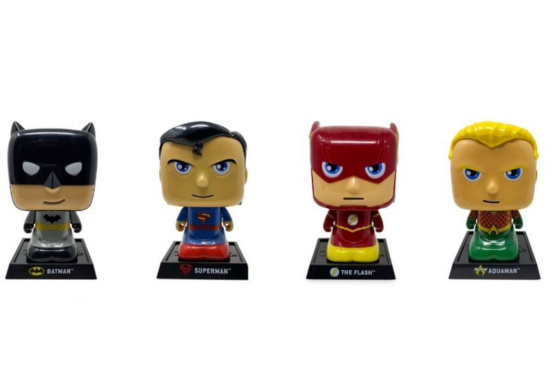 DC Lock N Roll 4 Pack  Hybrid Figure To Vehicle Justice League Team - Flashpopup.com