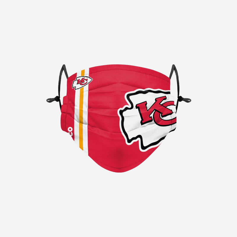 NFL Kansas City Chiefs Face Mask On-Field Sideline, 100% Cotton - Flashpopup.com